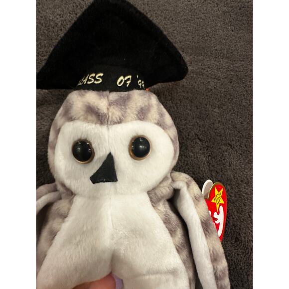 TY Beanie Baby - Wiser- MWMTs Stuffed Animal Toy - Picture 2 of 8